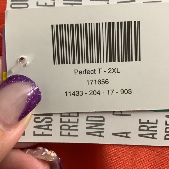 BEAUTIFUL BNWT 2XL LULAROE PERFECT TOP - Picture 4 of 6